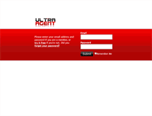 Tablet Screenshot of login.ultraagent.com